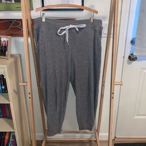 Women’s gray aerie fleece jogger